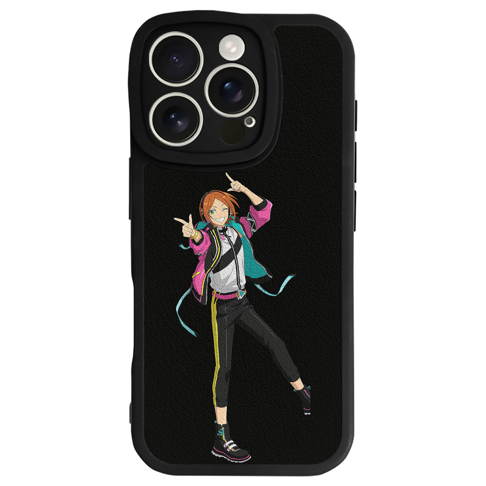 （画像用） あんさんぶるスターズ! Ensemble Stars 【iPhone 16シリーズ対応】シリコンスマホケース（レザー調） 材質：シリコン